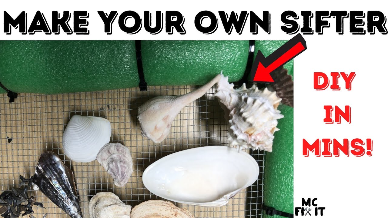 Make Your Own Floating Sifter for Sand & Dirt to find Fossils, Shark & Megalodon Teeth, & Much More!