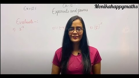 Exponents and Powers | Class 8th Chapter 12 Exercise-12.1 Question-4 | NCERT