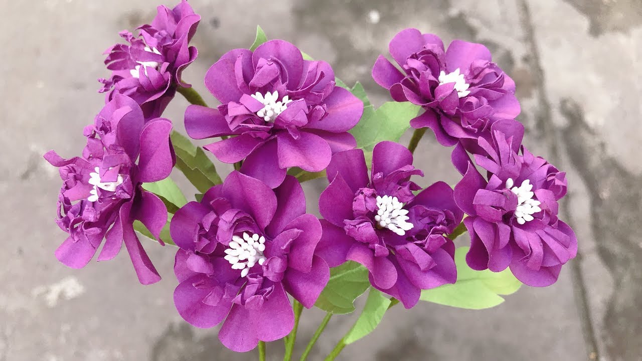 ABC TV | How To Make Paper Flower With Shape Punch #10 - Craft Tutorial ...