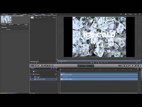 Apple Motion 5 Tutorial - Exploding Ice Text (Part 1)