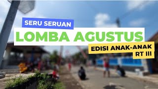 Lomba Agustusan anak-anak Dusun Kalimeri - Part 2 Slowmo