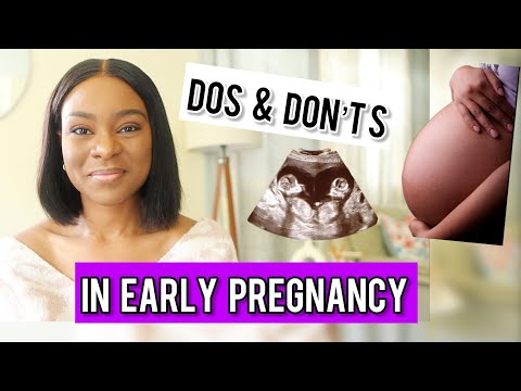 10 Things You Must Do In Your First Trimester And 10 Things To Avoid . Important!!