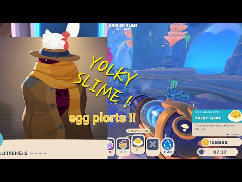 Slime Rancher 2 - Egg Yolky Slime finally found ! Yolky plort ranching tutorial. GOLDEN SUNRISE 4 U