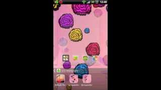 GO Launcher EX Theme Flowers screenshot 1