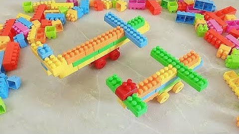 Satisfying DIY Lego Aeroplanes /ASMR Building Blocks/ relaxation #asmr#asmrsounds#buildingblocks