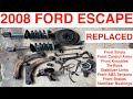 2008 Ford Escape - FRONT REPLACEMENT: Control Arms, Struts, Knuckles, Tie Rods, ABS Sensors