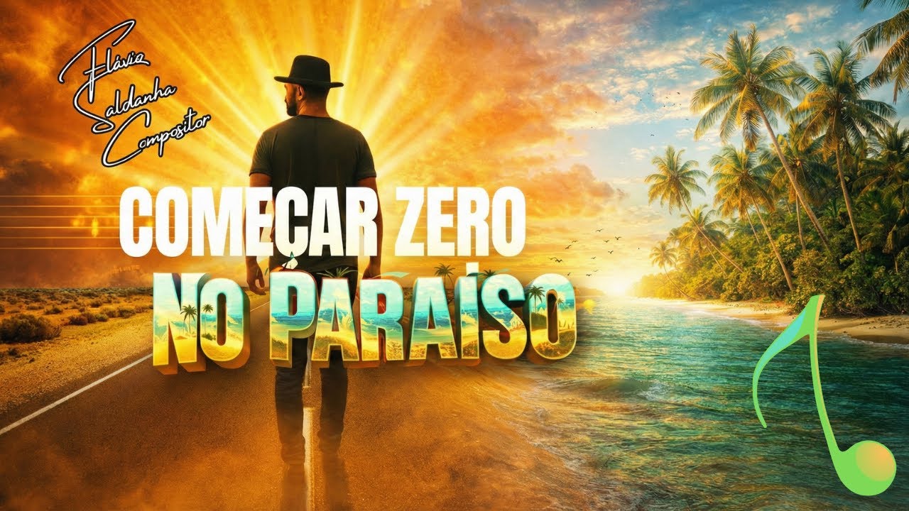 No Paraíso | Flávio Saldanha Compositor – Clipe Oficial (Visual Poético)