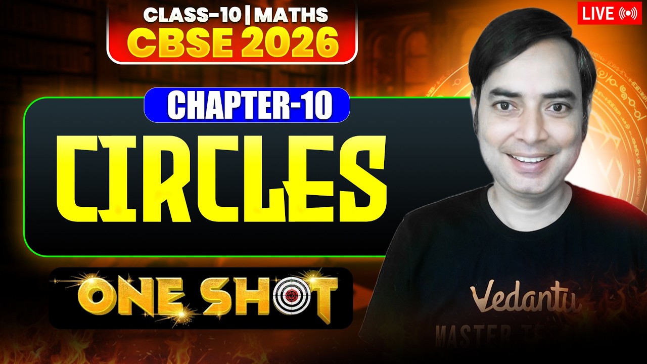 Circles One-Shot | CBSE 2026 | Class 10 Maths | Rajiv Sir