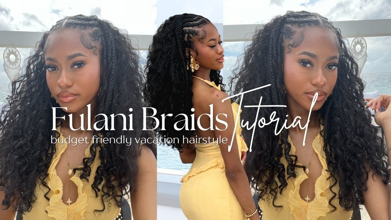 Fulani Braids w/ Half Wig | DIY, Budget Friendly Hairstyle