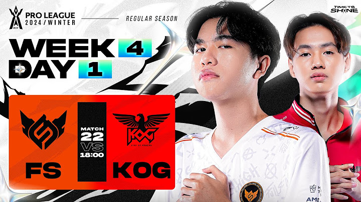 การแข่งขัน RoV Pro League 2024 Winter | รอบเก็บคะแนน Week 4 Day 1