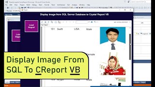 How To Display Image in Crystal Report in VB.Net Visual Studio Code