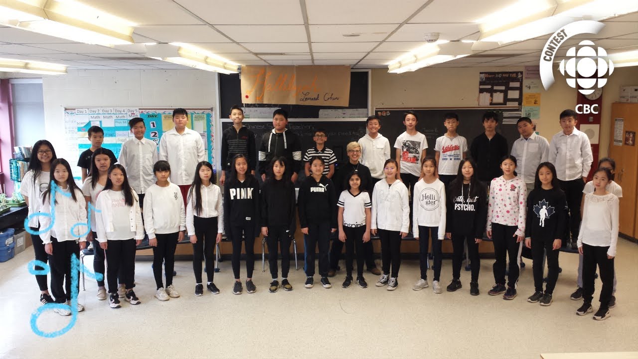 'Halleujah' - Terry Fox Public School #CBCMusicClass - YouTube