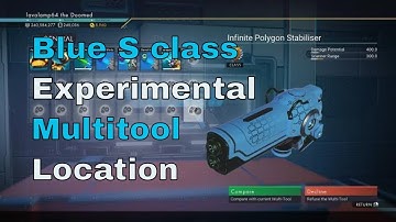 Blue S class Experimental Multitool Location with Bubble Decals Found by lavalamp64. No Man