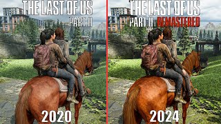 The Last of us Part II Remastered vs Original Direct Comparison PS5