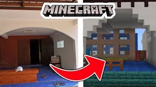 สร้างบ้านชีวิตจริงใน Minecraft !