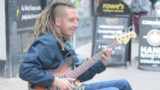 Dr Funk 'Drop D' Marcus Miller Inspired Amazing Bass Street Sessions Performance Newquay VERSION 2