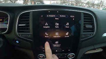 How to Enable or Disable Bluetooth in Car Radio in Renault Megane IV ( 2016 – now )