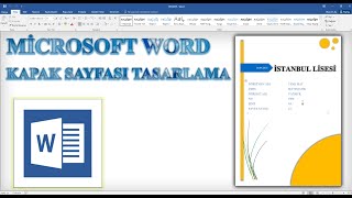 MİCROSOFT WORD KAPAK SAYFASI TASARLAMA