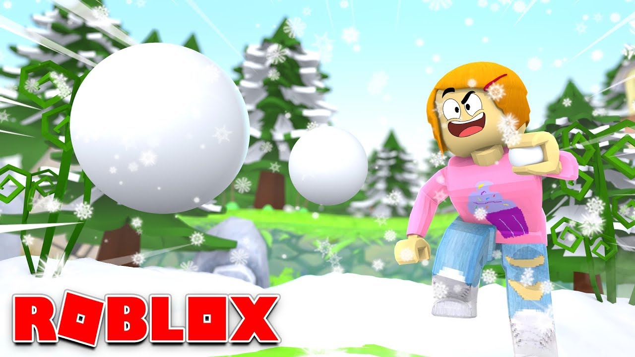 Roblox Snowball Fight With Molly Youtube - roblox escape hotel transylvania obby youtube