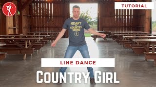 Country Girl - Line Dance Tutorial🤠