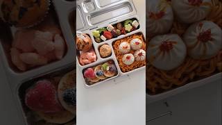 🍱 Pack my lunch box with me 🥟🥢 #asmr #lunch #bento #shorts