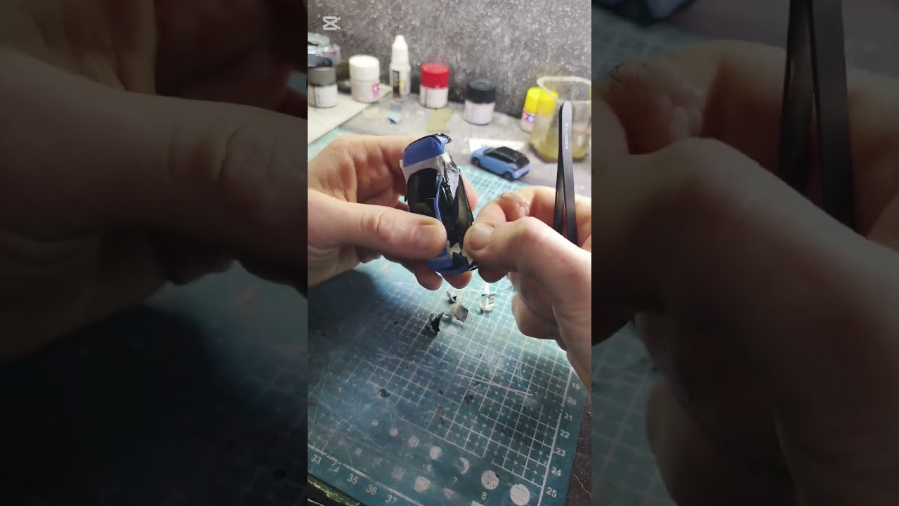 1/64 Hyundai Ioniq 5 N Masking Tape Disassembly 