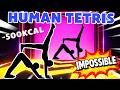 HUMAN TETRIS х 2 Player | Couple's Reflex Test Gone VIRAL | Immersive Interactive Warm Up |-500 kcal