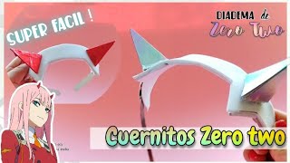 Como hacer los cuernitos de Zero Two / manualidades anime / azulu19 💜 /Crafts Anime by azulu 19 7,932 views 3 years ago 5 minutes, 1 second