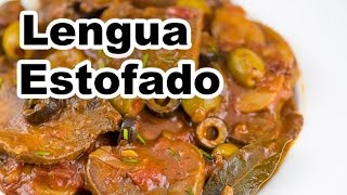 Lengua Estofado | How to Cook Ox Tongue | Panlasang Pinoy
