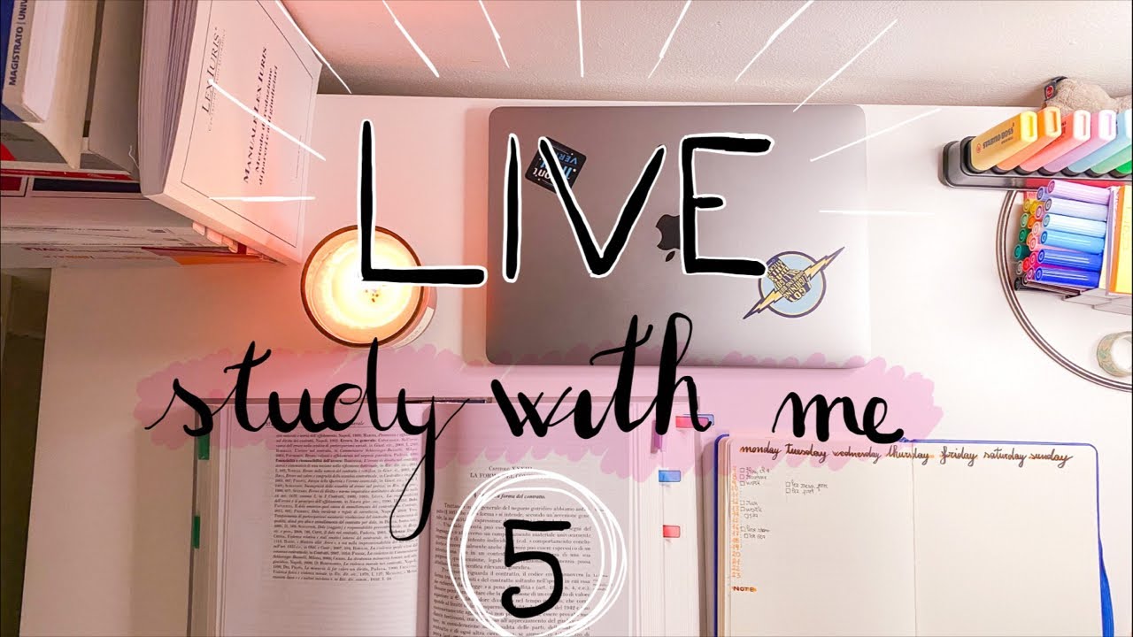 Live study with me 5 (no music)
