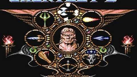 Commodore 64: Gauntlet 3 - the final fight game ending by U.S. Gold