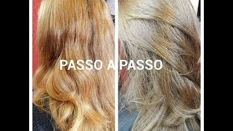 Como faço pra igualar a cor do meu cabelo loiro?