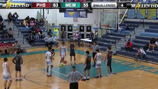 Basketball - Pioneer HS vs Memorial HS – Boy’s | 2022 McAllen ISD