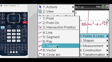 TI-Nspire CX: Tangents and Normals
