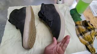 How to Clean Ecco Shoes Sole Nubuck  maintenance care