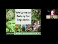 Botany for beginners 10222020