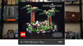 LEGO Star Wars 75353 ENDOR SPEEDER CHASE Review! (2023)