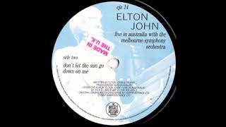 Elton John Don't Let The Sun Go Down On Me (live) 7" single