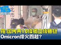 羅一鈞:國內共10條獨立傳播鏈 Omicron烽火四起? 少康戰情室 20220126