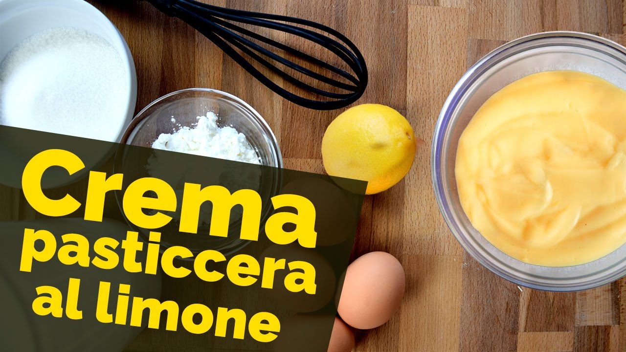 Crema pasticcera al limone - RICETTA PERFETTA, FACILE E ...