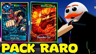 LIBEREI MINHA COLEÇÃO DE CARTAS de ANIME no ROBLOX (Anime Card Collection)