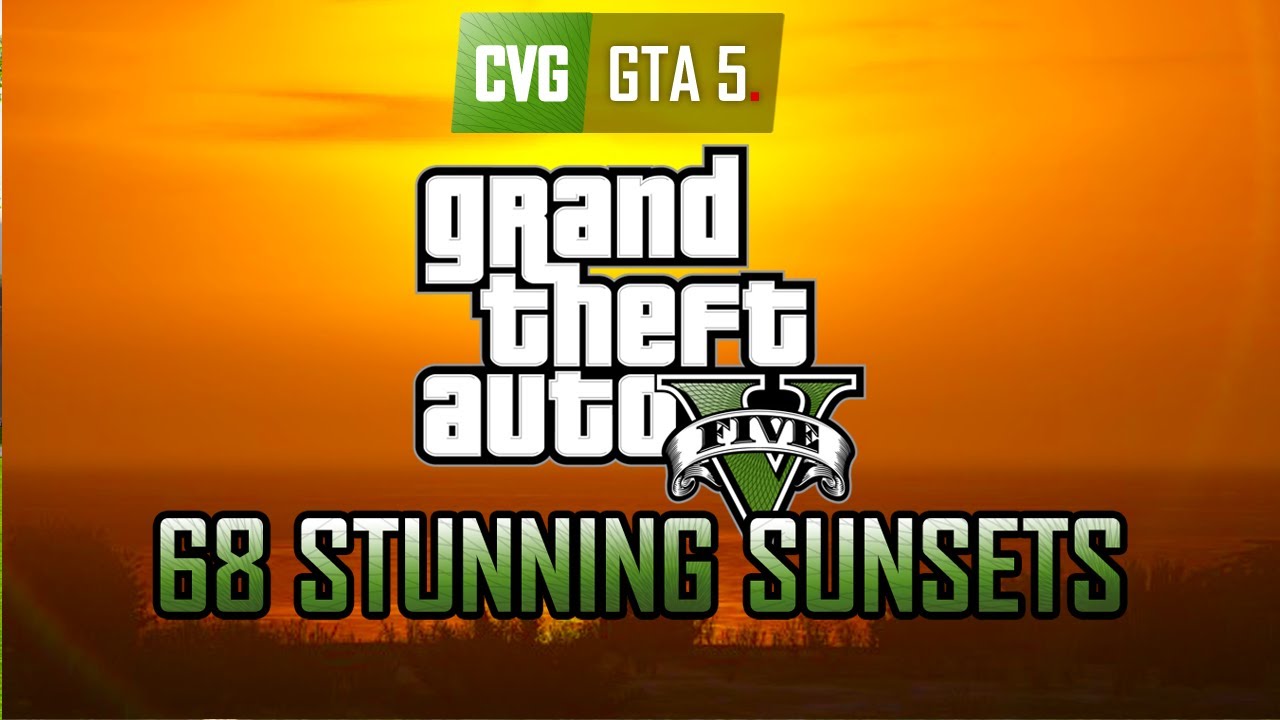 GTA V: 68 Stunning Sunsets