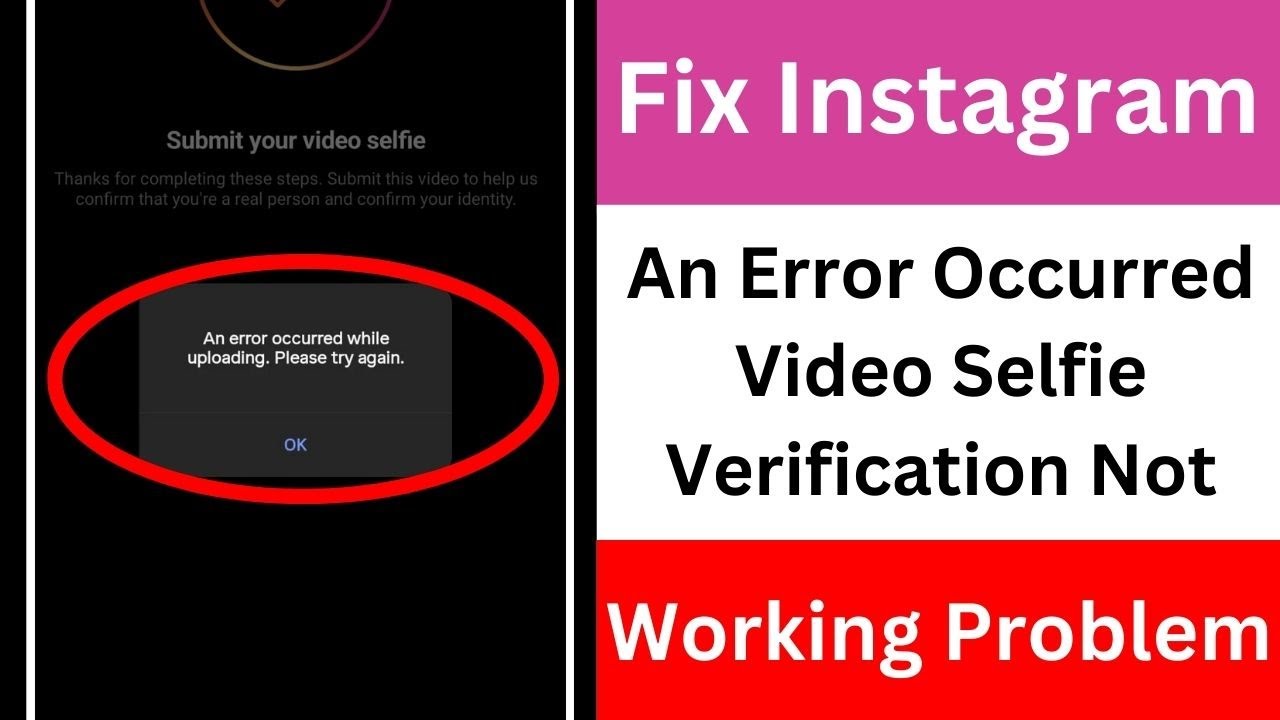 Произошла ошибка при загрузке. Попробуйте ещё раз. Instagram | Проверка в Instagram не работает.