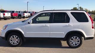 2005 USED HONDA CRV 4WD SE WHITE WALKAROUND $8,499 SOLD! 8J40A