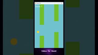 Day 46 🔥of Learning Python 🐍 | Building Flappy Bird Game 🎮