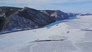 Озеро Байкал. Зима 2017 // Lake Baikal. Winter 2017. Aerial