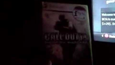 COD4 message of the day, welcome to the beta on 26/02/08