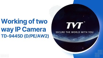 TVT IP two-way camera TD-9445D (D/PE/AW2)