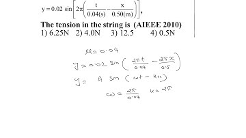 waves and sound L2CW 08