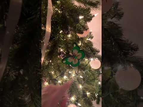 ASMR | Christmas tree tingles #shorts #asmrshorts (whisper, camera tapping, POV, long nails)